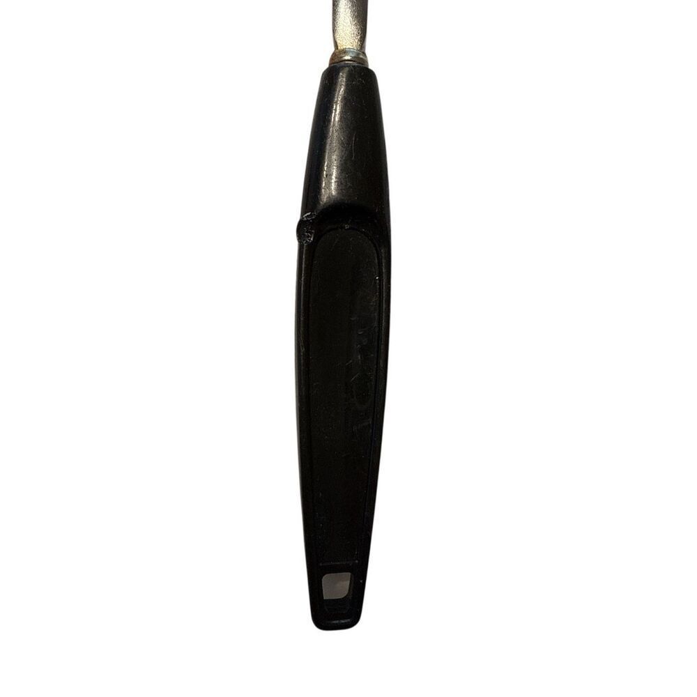 Vintage Foley #1 Meat Utility Fork Black Handle 12" Chrome - Picture 4 of 6